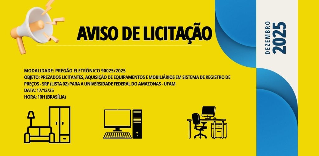 Aviso de Licitação 02 - Pregão Eletrônico
